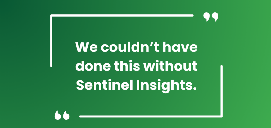 Quote from customer about the TMS Migration project from Ensighten to Adobe Launch - "We couldn't have done this without Sentinel Insights"